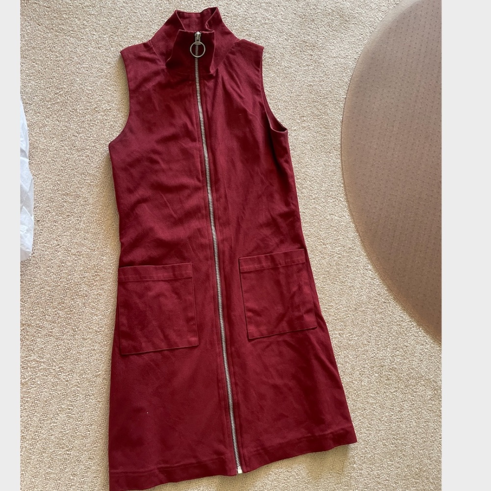 Staud Red Suede Mini Dress - No longer made! Xs